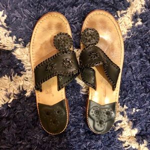 Jack Rogers Black Sandals